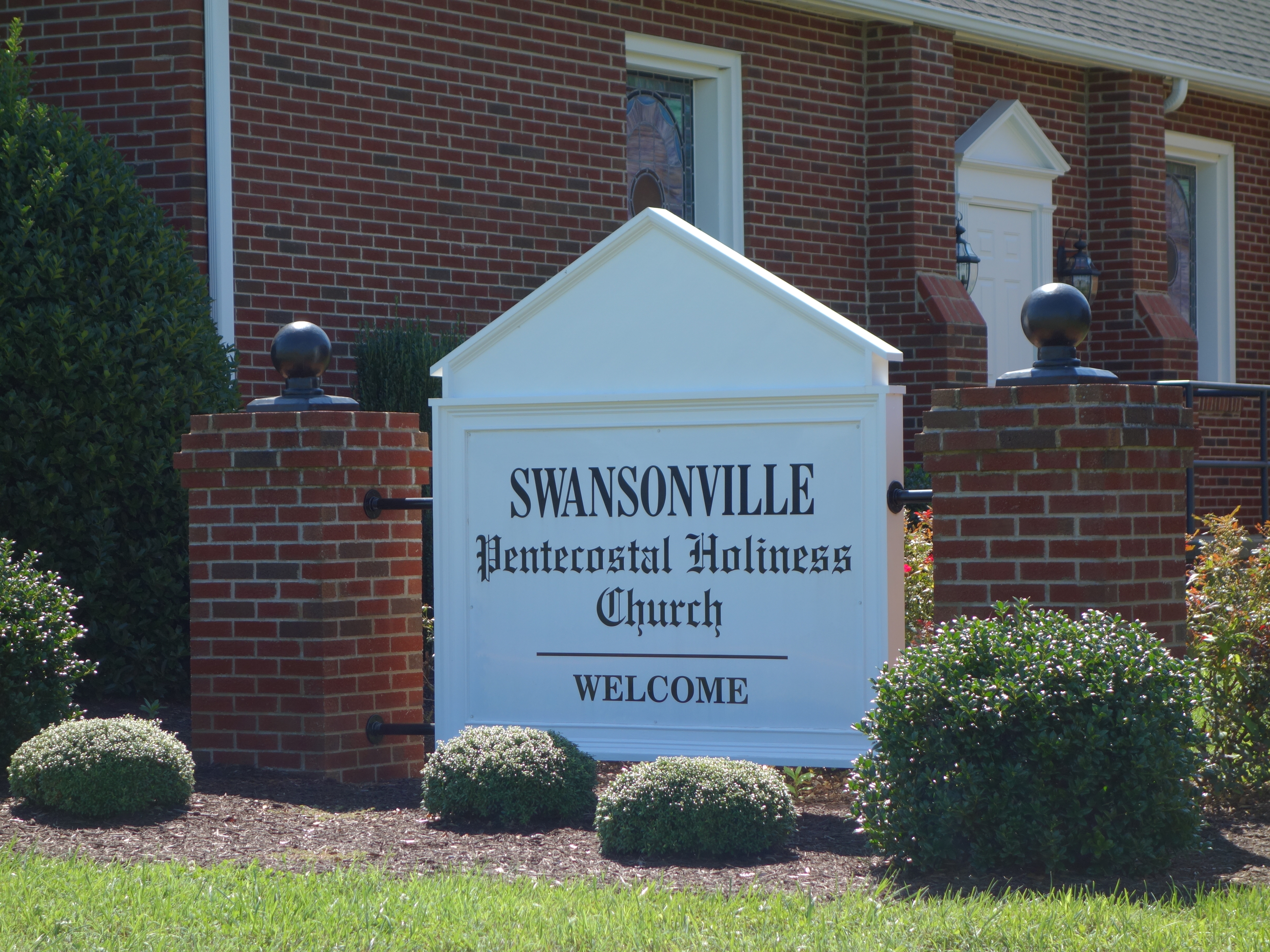 Swansonville Penticostal Holiness Church Welcome Sign