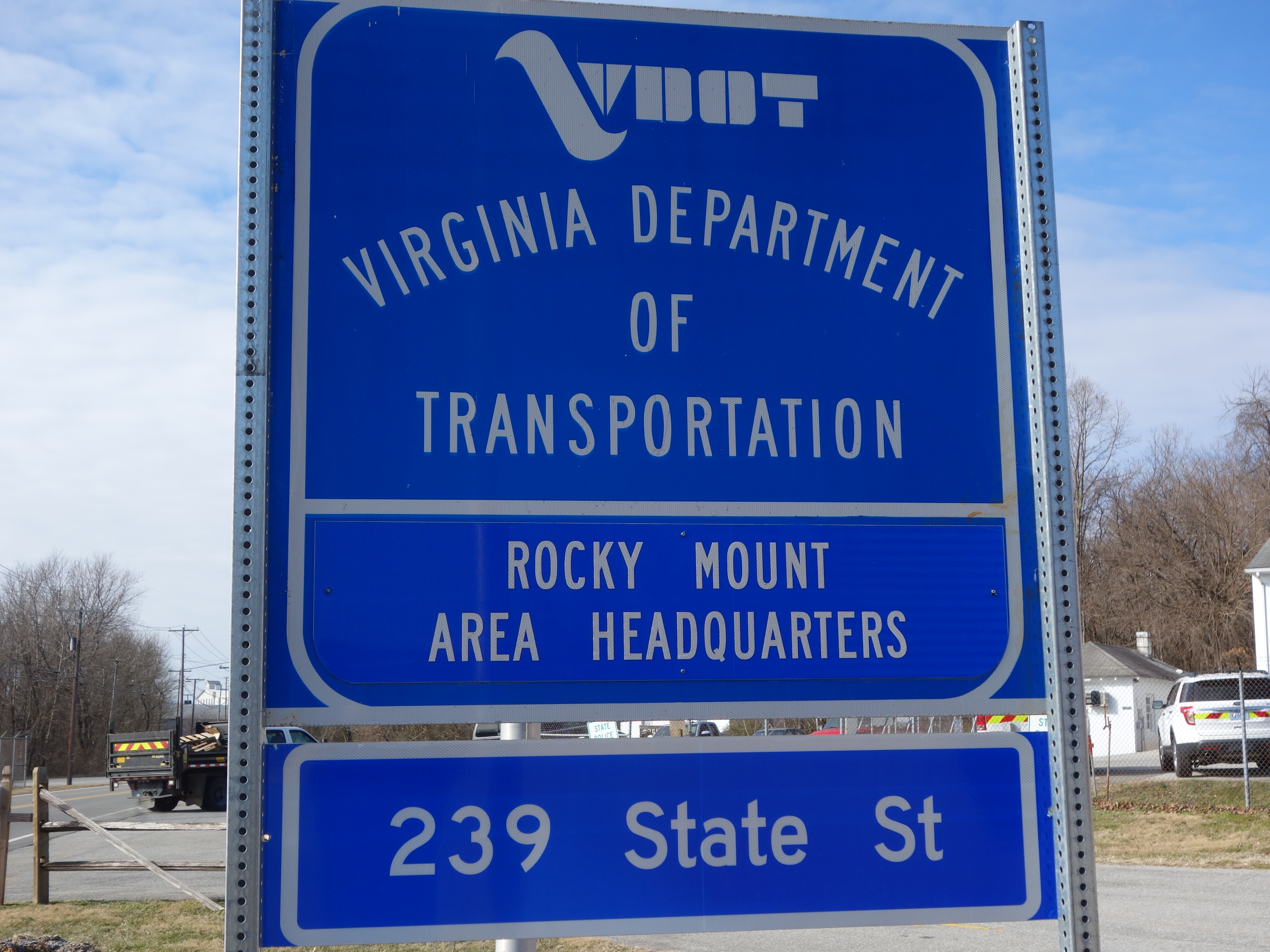 VDOT sign