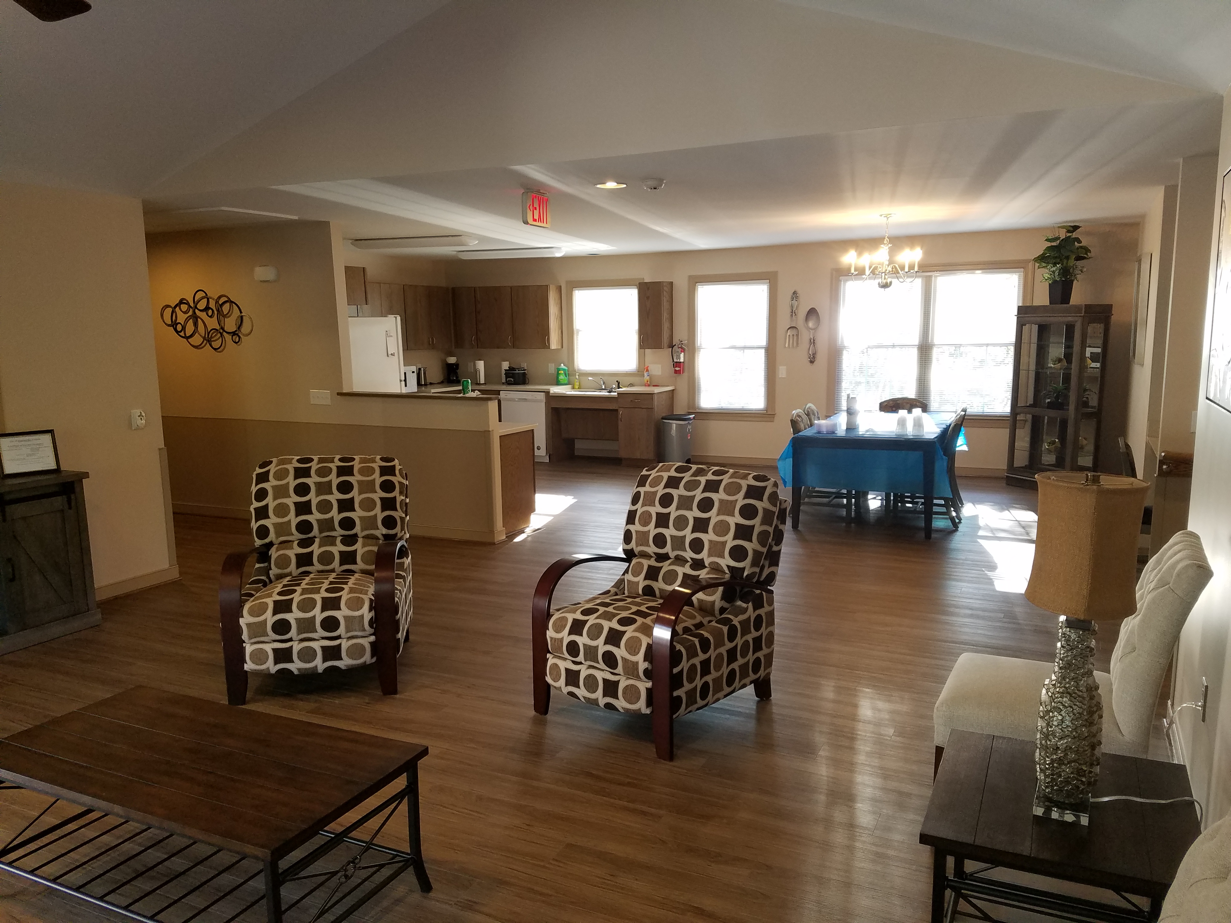 livingroom kitchen area